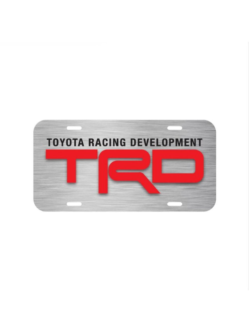 NEW TRD Aluminum License Plate Car suv